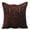 Chocolate Brown, variant on The HomeCentric Cushion Covers, Throw Pillow Cover, Couch Sofa, Bed Pillow Cover, 18x18 Gold Velvet Ruched Pillow Cover, Gold Pillow Cover Pack of 2, 18x18 inch (45x45 cm) Solid - Rich Golden Beauty