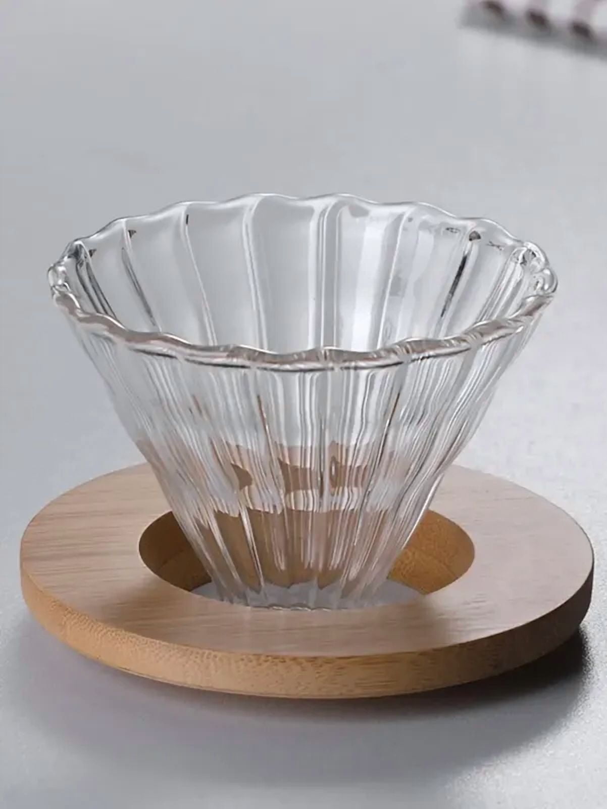 Pour Over Coffee Maker Set Glass Carafe Coffee with Glass Coffee Filter Drip Coffee Maker Set for Home or Office 600ml 300ml