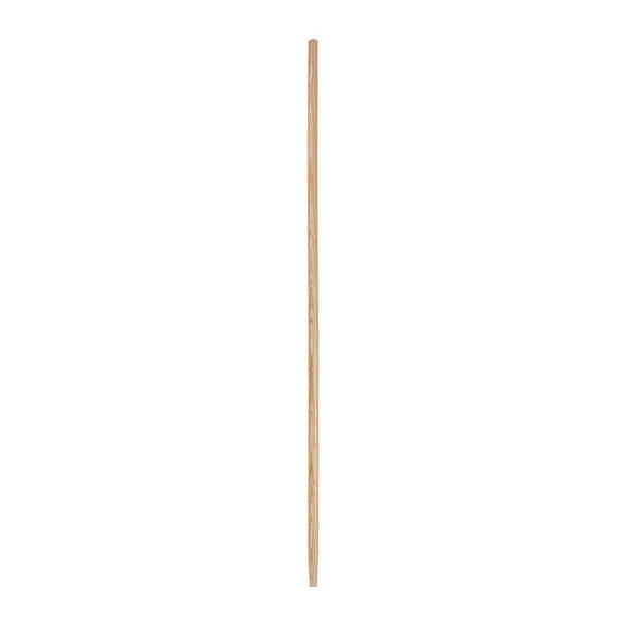 Boardwalk BWK124 1-1/8 in. x 54 in. Tapered End Lacquered Hardwood Broom Handle - Natural