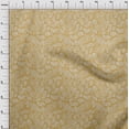 thumbnail image 4 of oneOone Viscose Chiffon Mustard Yellow Fabric Block Sewing Material Print Fabric By The Yard 42 Inch Wide-PI, 4 of 5