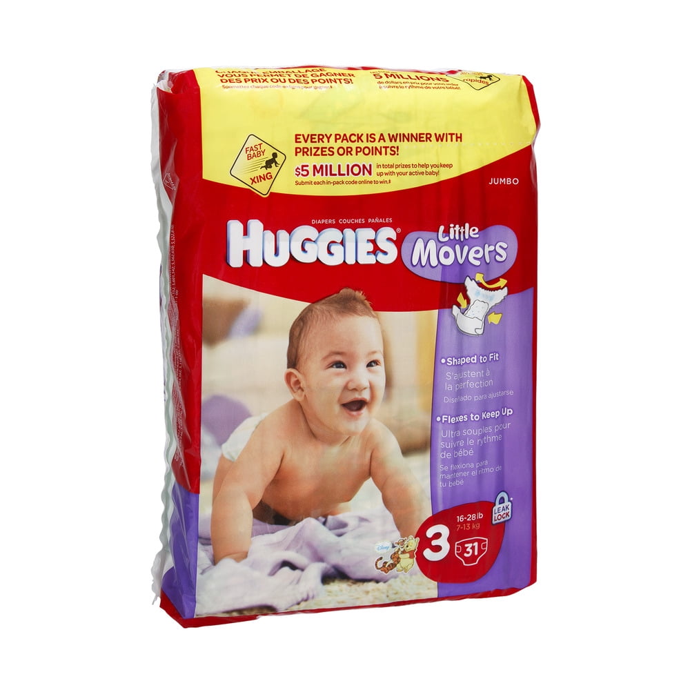 HUGGIES - Little Movers Diapers Jumbo Pack (Choose Your Size)