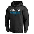 thumbnail image 2 of Men's Black Carolina Panthers Iconic Collection Fade Out Pullover Hoodie, 2 of 3