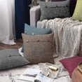 thumbnail image 3 of Set Of 2 Decorative Linen Throw Pillow Covers Cushion Case Triple, 3 of 4