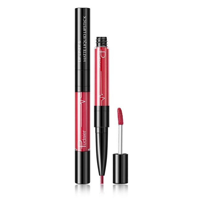 Lápiz labial líquido mate Brillo de labios de larga duración para maquillaje festivo y festivo (02#) Cgtredaw Para estrenar