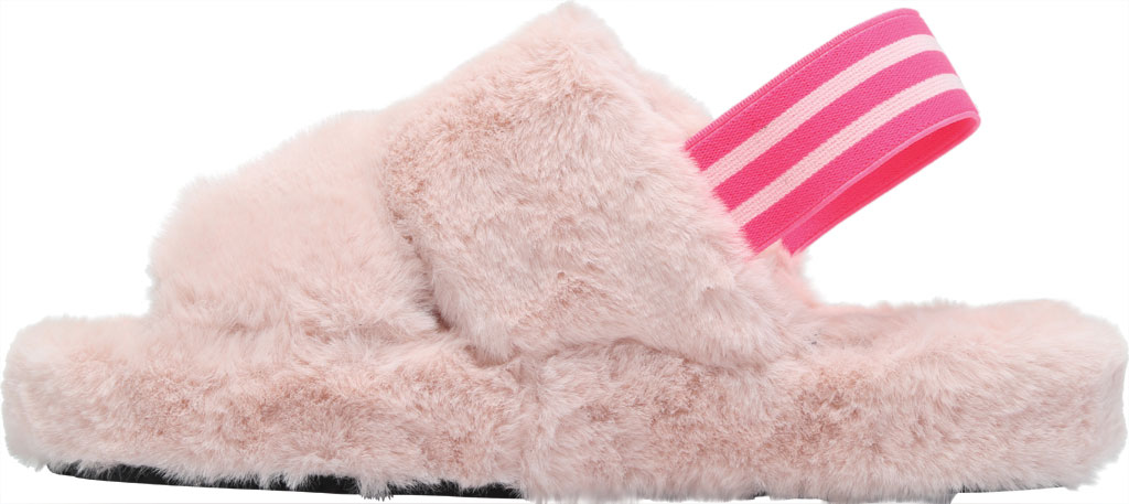 Steve Madden JBUNIE Big Girls Hot Pink Fuzzy Slippers Youth L 4/5 or  Women's 7