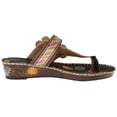 thumbnail image 6 of Spring Step L`Artiste Women's Santorini Slide Sandal Brown Nubuck EU 42 / US 10.5-11, 6 of 8