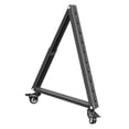 thumbnail image 3 of Soporte de TV móvil de baja altura con ángulo de visión ajustable de 40 degree a 70 degree, soporte triangular de metal para , carrito de suelo para, 3 of 8