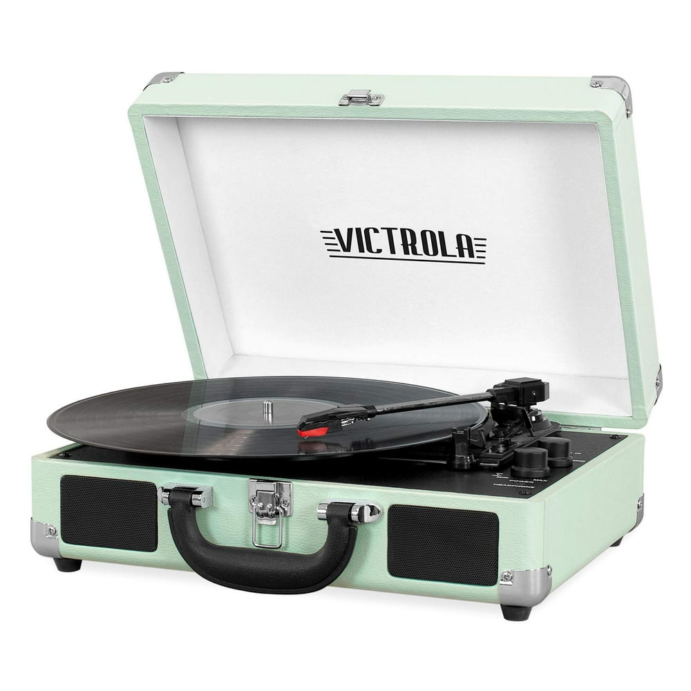 Victrola Vintage 3Speed Bluetooth Suitcase Turntable with Speakers