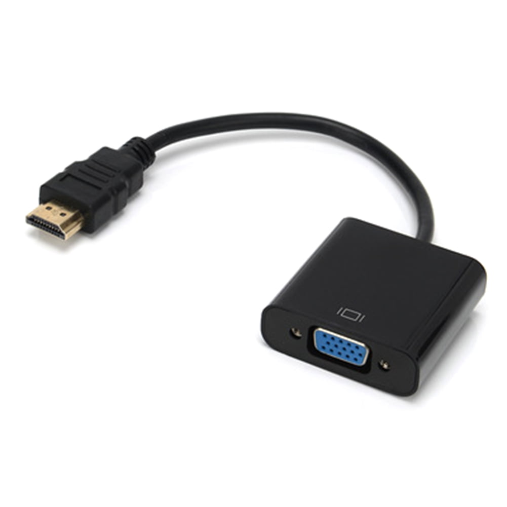 1080P HDMI Male to VGA Female Video Cable Cord Converter Adapter For PC