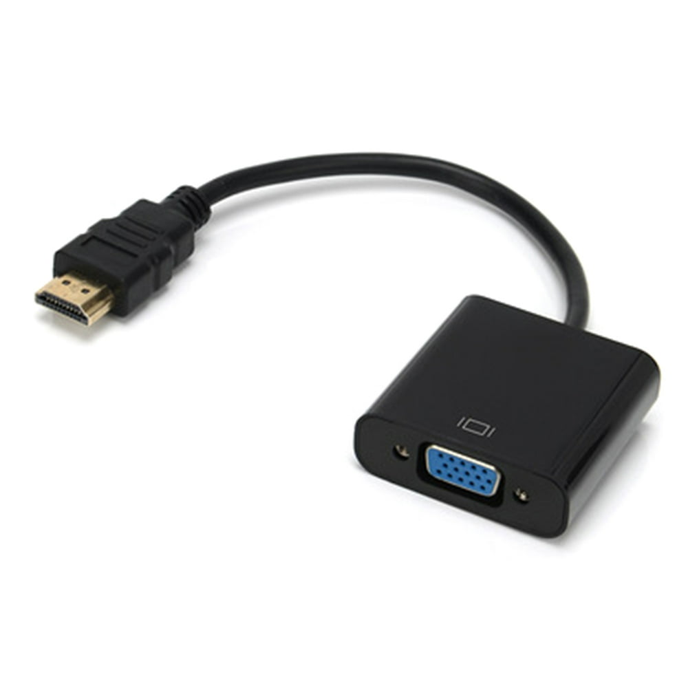 1080P HDMI Male to VGA Female Video Cable Cord Converter Adapter For PC Monitor