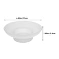 thumbnail image 2 of Beaupretty Round Glass Soap Dish Multi-Color Elegant for Bathroom Nonslip Base, 2 of 7