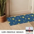 thumbnail image 3 of Blue Sun Moon Star Pattern Door Rugs,Washable Non Slip Door Mats Indoor,Decorative Door Mats,Entry Mat Indoor for Entrance,Bedroom,Kitchen,Bathroom,16"x47", 3 of 6