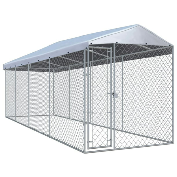 Outdoor Dog Kennel With Roof 299 X75 6, Outdoor Dog Enclosures With Roof