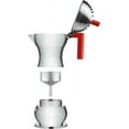 thumbnail image 3 of Alessi Pulcina 3-cup Espresso Stovetop Coffee Maker , Red, 3 of 6