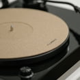 thumbnail image 5 of Fluance Cork Platter Mat and HiFi Vinyl Record Weight 760 gram Steel LP Disc Stabilizer Turntable Accessory with Protective Velvet Pad for Vibration Damping (RW02), 5 of 5