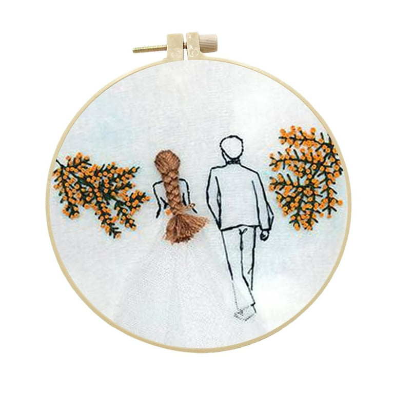 Couple love Embroidery Tutorial, Valentine's gift idea ❤️