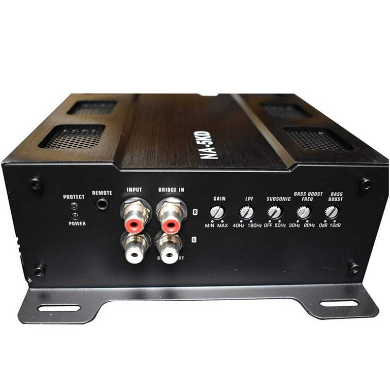 Nemesis 5000W Max Power Monoblock Vehicle Audio Stereo Amplifier