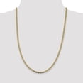 thumbnail image 2 of Solid Gold 14K 4mm Tri-color Pav Valentino with Lobster Lock Chain - 16", 2 of 9