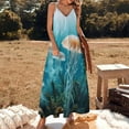 thumbnail image 2 of Jellyfish Ocean Style Fine Art Sleeveless Dress Summer Dress Woman 2025, 2 of 7