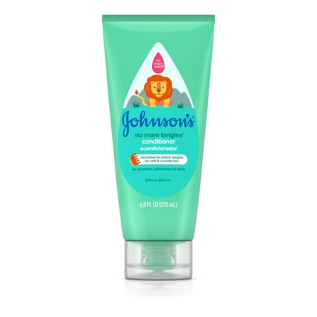 Tangle Free Thermal - Johnson’s No More Tangles Conditioner, Paraben Free, 6.8 fl. Oz