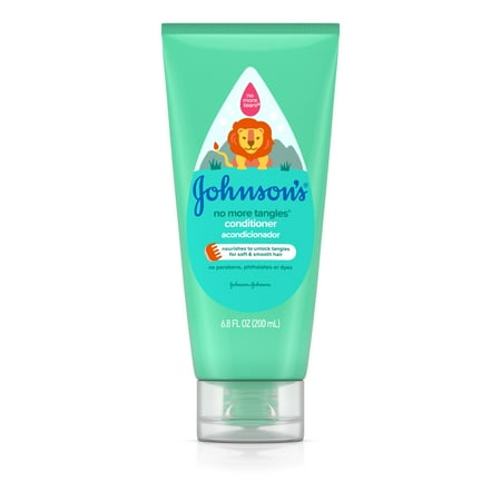 Johnson’s No More Tangles Conditioner, Paraben Free, 6.8 fl. (Best Conditioner For Tangles)