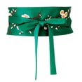 thumbnail image 1 of Correa de Cintura Bordada Vestido Cinturones Clásco Pretina Verde Sunnimix Cintura ancha para mujer, 1 of 7