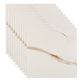 thumbnail image 1 of Uxcell 10 piezas de azulejos autoadhesivos 11.8"x11.8" PVC mármol engrosado para cocina y baño, blanco/marrón, 1 of 7