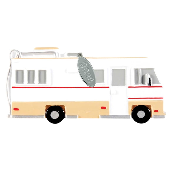Camper Ornament - RV Christmas Ornament - Great Camper Gifts - Easy to Personalize at Home - Comes in A Gift Box So It's Ready for Giving