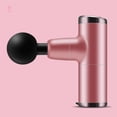 thumbnail image 4 of Mini dispositivo de masaje Mano de mano recargable Cuerpo de músculo eléctrico Relajación Ajustable 4 cabezas Massager de tejido profundo Home Pink tholdsy CE009720-06B, 4 of 6