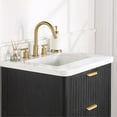 thumbnail image 6 of Cadiz 24" Single Vanity in Fir Wood Black with Composite top in Lightning White, 6 of 16