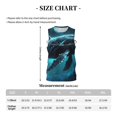 thumbnail image 4 of Sikiie Vintage Blue Pattern Whale Basketball Jersey Reversible Men's Mesh Athletic Sports Shirts Training Practice S-4XLX-Large, 4 of 6