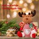 thumbnail image 5 of Bolsa de regalo navideña con forma de bastón de caramelo de Papá Noel | Contenedor para guardar chocolates y dulces navideños con ventana | Decoración festiva de mesa para niños y fiestas, 5 of 6