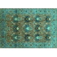 thumbnail image 1 of Ahgly Company Indoor Rectangle Oriental Turquoise Blue Industrial Area Rugs, 5' x 8', 1 of 4