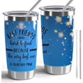 thumbnail image 2 of Friendship Gift Best Friends 20oz Stainless Steel Tumbler with Lid and Straw Friendship Gifts for Women Best Friends Are Hard to Find Because The Very Best One is Already Mine (Friends-hard to find), 2 of 5