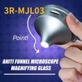 thumbnail image 3 of Three-step Zoom Magnifier Digital Microscope With LED HD Screen Funnel for Home Magnifying Microscope Office Glass, 3 of 7