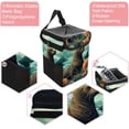 thumbnail image 2 of Sea Lion Foldable Car Trash Can with Lid, Leak-Proof, and Hanging Storage Bag - Car Garbage Can, Car Trash Can, Trash Can for Car, 2 of 6