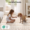 thumbnail image 6 of CHITOOMA 8'x10' Area Rugs for Living Room, Washable Rugs Print Pattern Boho Soft Geometric Bohemian Carpet Indoor Rug for Bedroom Dining Room Office Nonslip Foldable Rug, 6 of 9