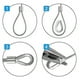 thumbnail image 2 of Kit para colgar cuerda de acero inoxidable, alambre de jardín/kit para colgar cables/rollo de valla de luces de hadas para exteriores (30 m), 2 of 3
