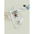 thumbnail image 3 of Newborn Infant Baby Boy Girl On Sundays We Watch Football with Daddy/Mommy Onesie Romper Jumpsuit Baby Football Outfit, 3 of 8