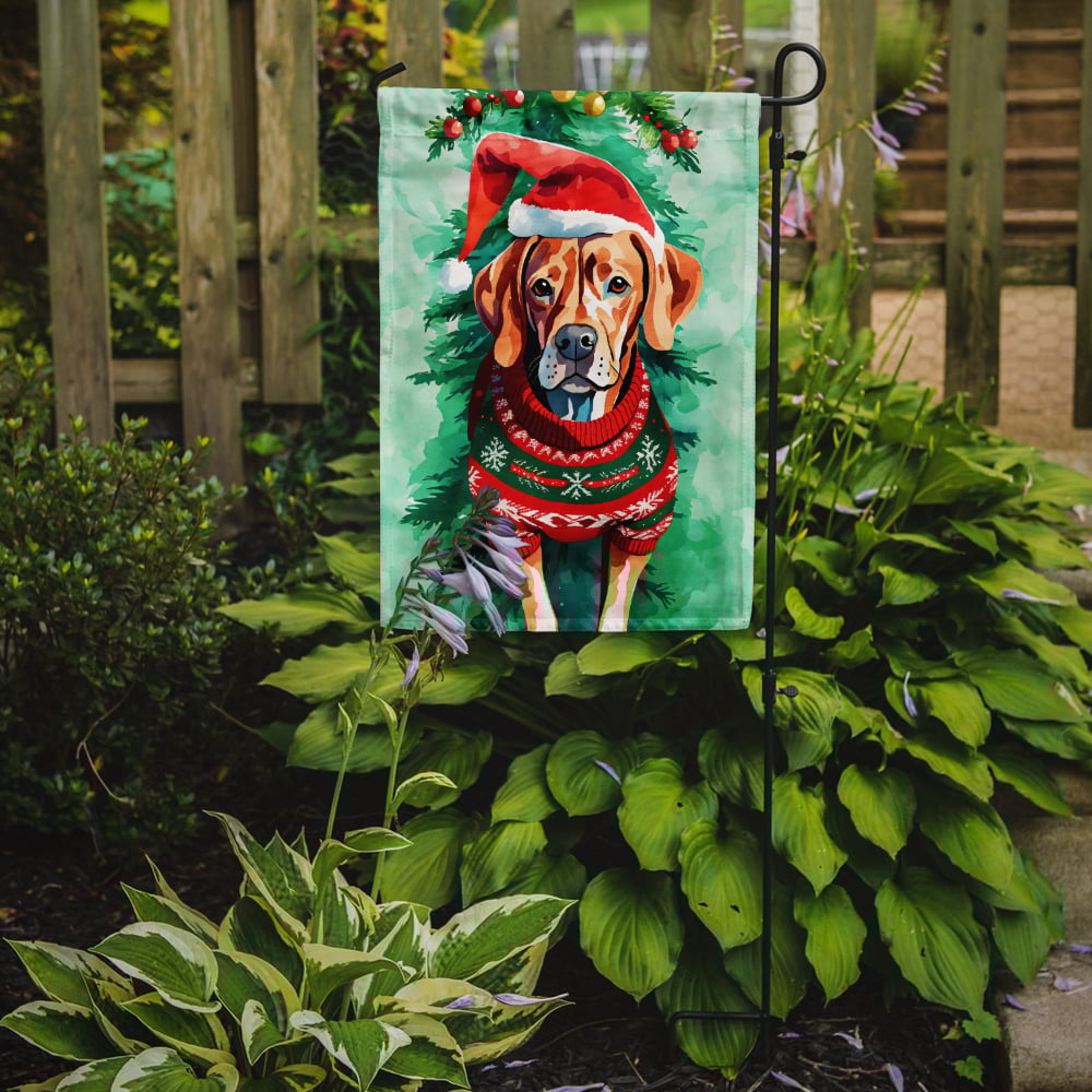 thumbnail image 2 of Vizsla Christmas Garden Flag 11.25 in x 15.5 in, 2 of 5