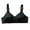 Black, variant on Cleaning Daisy Bras for Women Adjustment Spaghetti Straps Bra Full Coverage Shelf Bralettes Closure Wireless Lace-Up Bra Everyday Wirefree Comfortable Support Underwear Plus Size Bra
