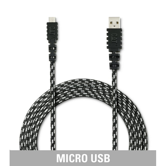 Cat Accessoires Mobiles 10ft Tressé en Nylon Micro USB à USB Charge et Synchro Câble