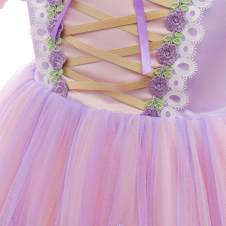 Rapunzel Princess Dress for Girls Toddler Halloween Christmas Cosplay Party  Costume - Walmart.com