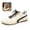 Beige, variant on Willtoo Womens Sneakers Retro Lace‑Up Low Top Trainer Shoes Lightweight Fashion Flat Non Slip Athletic Shoes for Daily Outdoor Wear