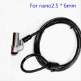 thumbnail image 1 of Cerradura para Computadora Cerradura para Computadora Portátil Adecuada para Orificio Bloqueo Nano 6 mm X 2,5 mm para Cerradura con Llave Seguridad para Computadora Portátil, 1 of 10