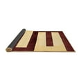 thumbnail image 2 of Ahgly Company Indoor Round Abstract Brown Modern Area Rugs, 6' Round, 2 of 4