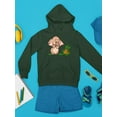 thumbnail image 3 of Elephant And Pineapple Hoodie Juniors -Image by Shutterstock,  Medium, 3 of 4