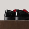 thumbnail image 4 of Mocasines de Charol y Terciopelo para Hombre Bruno Marc Talla 13, 4 of 9