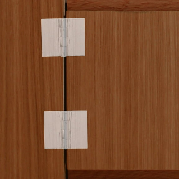 BESTOYARD 10Pcs Acrylic Box Hinges Transparent Small Hinges for Drawer Doors and Glass Aquarium Lids