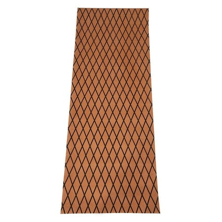 Thick Brown EVA Faux Teak Rhombus Sheets Decorative Flooring for Yacht Boat,Yacht Flooring,Boat